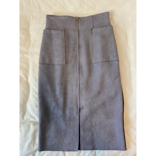 12Twelve Agenda(トゥエルブアジェンダ)のフェイクスエード両ポケタイトスカート レディースのスカート(ひざ丈スカート)の商品写真