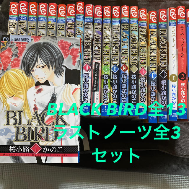 小学館(ショウガクカン)の桜小路かのこ BLACK BIRD全18・ラストノーツ全3巻セット エンタメ/ホビーの漫画(少女漫画)の商品写真