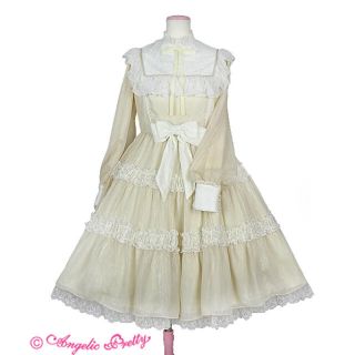 アンジェリックプリティー(Angelic Pretty)のangelic pretty Arianna ワンピース　アイボリー (ひざ丈ワンピース)