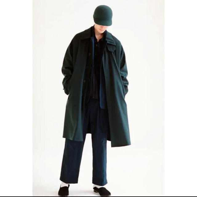 SUNSEA(サンシー)のURU 16aw ウールメルトンステンカラーコート メンズのジャケット/アウター(ステンカラーコート)の商品写真