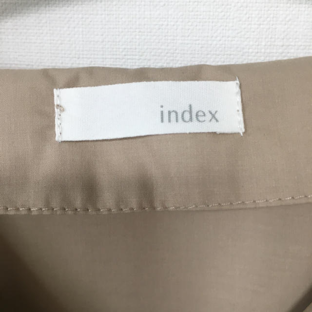 INDEX(インデックス)の洗濯可能 INDEX 膝丈　長袖　ワンピース　 レディースのワンピース(ひざ丈ワンピース)の商品写真