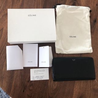 celine - 付属品全てあり!セリーヌ 長財布 正規品 百貨店購入 人気 の