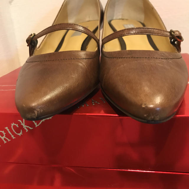 MARGARET HOWELL(マーガレットハウエル)のパンプス　茶色 レディースの靴/シューズ(ハイヒール/パンプス)の商品写真