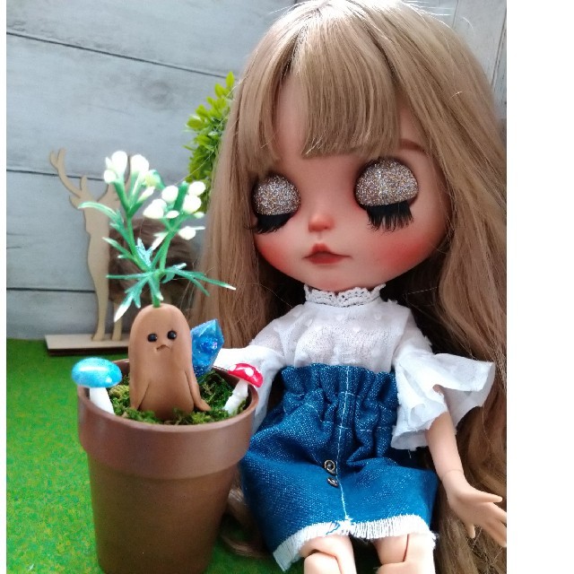 【期間限定送料無料】 マンドラゴラの鉢植え 人形
