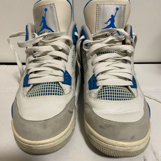 ナイキ(NIKE)のAIR JORDAN 4 RETRO MILITARY BLUE(スニーカー)