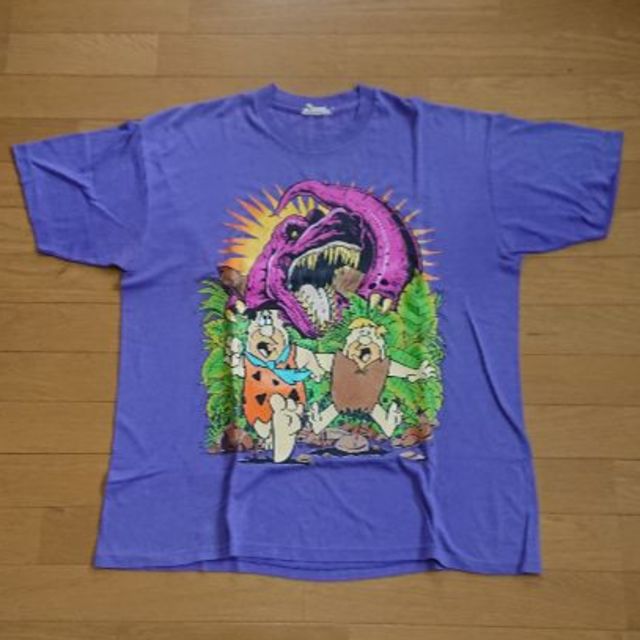 90s Vintage The FLINTSTONES Tシャツ メンズのトップス(Tシャツ/カットソー(半袖/袖なし))の商品写真