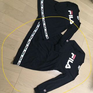 フィラ(FILA)の150センチフィラ黒ワンピース(ワンピース)