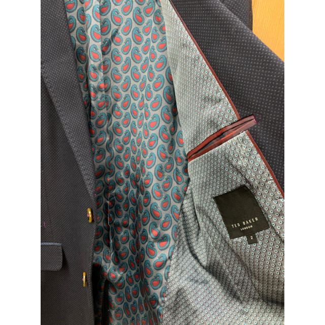 TED BAKER - 【ted baker】テーラードジャケット ネイビーの通販 TED BAKER - 【ted baker】テーラードジャケット ネイビーの通販
