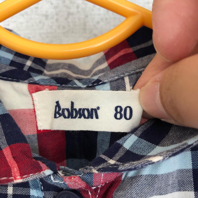 BOBSON(ボブソン)のBobson チェックシャツ 80 キッズ/ベビー/マタニティのベビー服(~85cm)(シャツ/カットソー)の商品写真