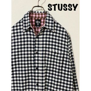 ステューシー(STUSSY)のSTUSSY ネルシャツ / Mサイズ WHITE(シャツ)