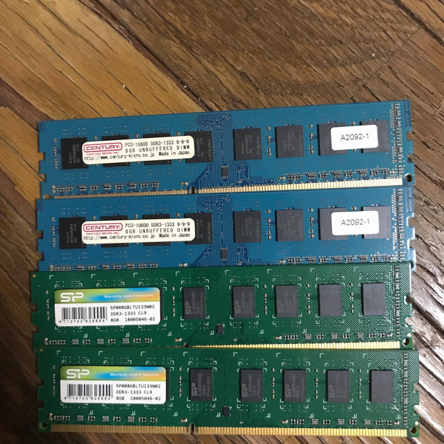 【動作品】DDR3-1333 メモリ 32GB(8GBx4)