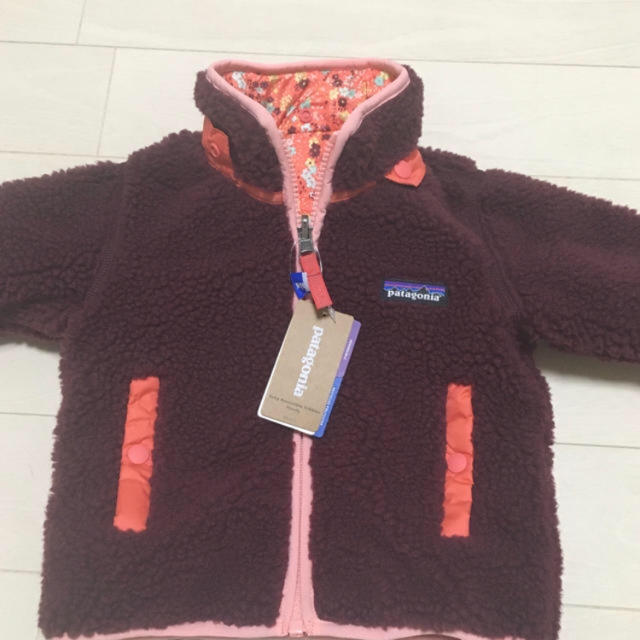 patagonia(パタゴニア)のパタゴニア　Patagonia ボアジャンパー　リバーシブル キッズ/ベビー/マタニティのキッズ服女の子用(90cm~)(ジャケット/上着)の商品写真