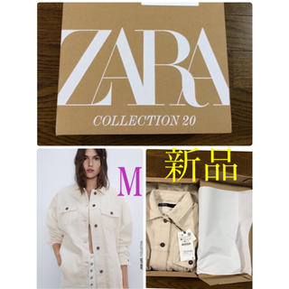 ザラ(ZARA)のZARA コーデュロイジャケットMサイズ エクリュ人気完売 ザラzara (ブルゾン)