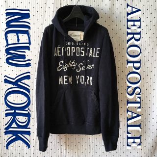 エアロポステール(AEROPOSTALE)のAEROエアロポステールUS限定newyorkデザインHOODIE プルパーカー(パーカー)