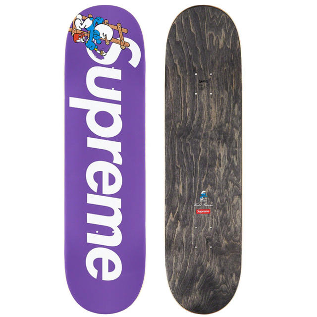 Supreme(シュプリーム)のSupreme Smurfs Skateboard Purple 新品未開封 スポーツ/アウトドアのスポーツ/アウトドア その他(スケートボード)の商品写真