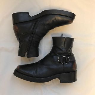 ラフシモンズ(RAF SIMONS)の19AW RAF SIMONS square toe boots ラフシモンズ(ブーツ)