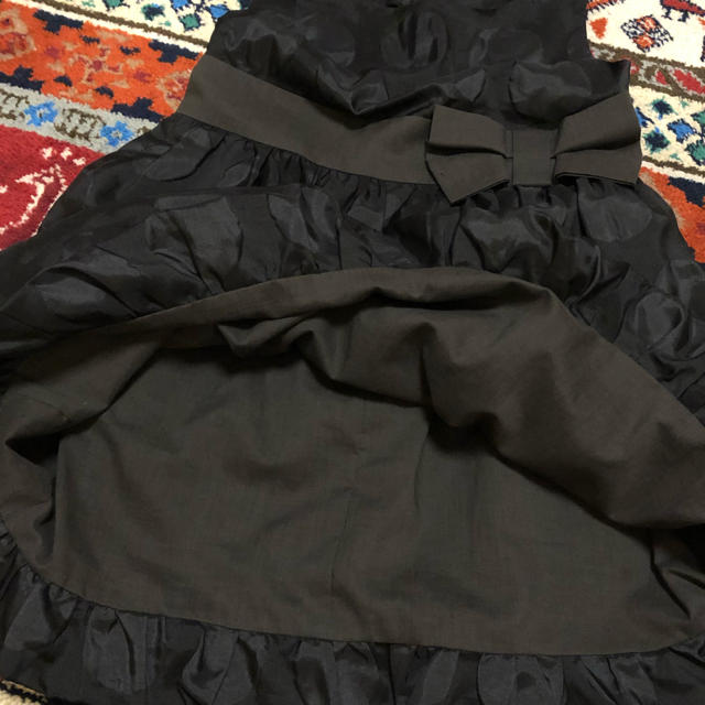 black dress キッズ/ベビー/マタニティのキッズ服女の子用(90cm~)(ドレス/フォーマル)の商品写真