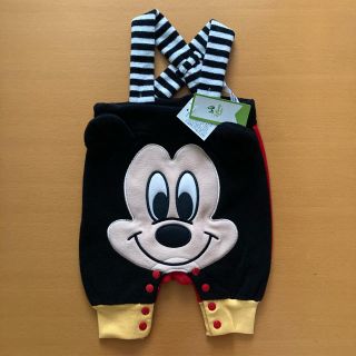 ディズニー(Disney)の70㎝  新品  ミッキー  パンツ ／ オーバーオール(パンツ)