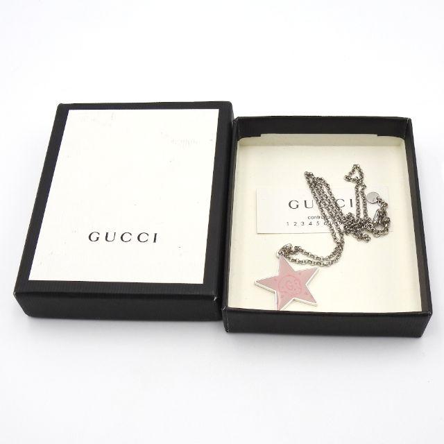 Gucci(グッチ)の超人気 グッチ GUCCI ゴースト GHOST スター ピンク ネックレス レディースのアクセサリー(ネックレス)の商品写真