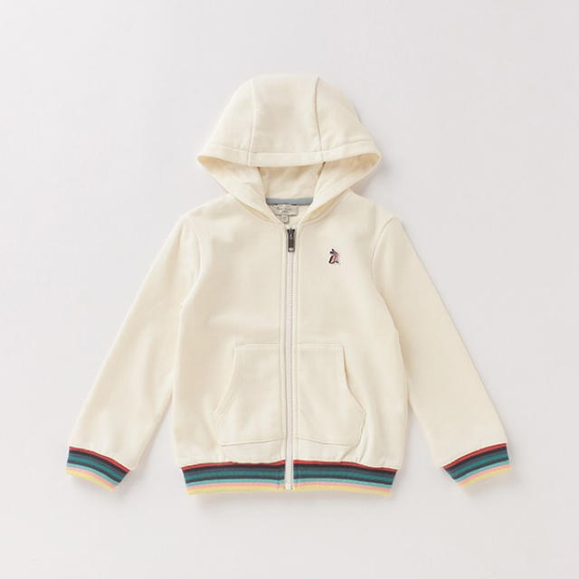 Paul Smith JUNIOR裏毛 マルチストライプリブ パーカー130