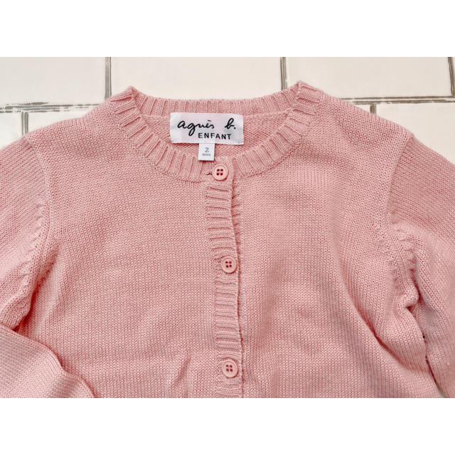 agnes b.(アニエスベー)のカーディガン　アニエス・ベー キッズ/ベビー/マタニティのキッズ服女の子用(90cm~)(カーディガン)の商品写真