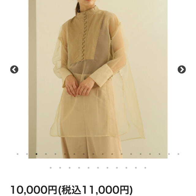 TODAYFUL(トゥデイフル)のCL EIO   シースルーshirt レディースのトップス(シャツ/ブラウス(長袖/七分))の商品写真