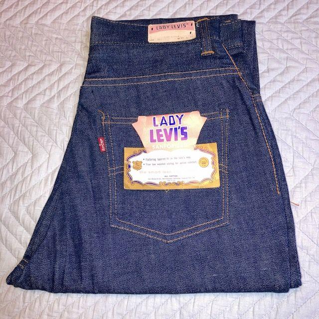 【美品】LEVIS701 モンローデニム チェーンステッチ