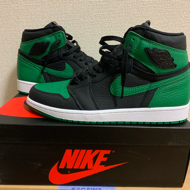 NIKE(ナイキ)のsupsup様専用　NIKE Jordan1 pine green aj1 メンズの靴/シューズ(スニーカー)の商品写真