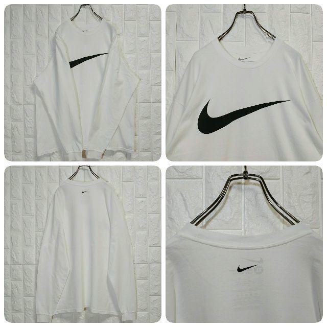 NIKE(ナイキ)のナイキ ロンT 長袖 ビッグロゴ プリント オーバーサイズ メンズのトップス(Tシャツ/カットソー(七分/長袖))の商品写真