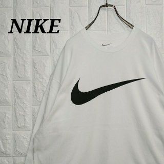 ナイキ(NIKE)のナイキ ロンT 長袖 ビッグロゴ プリント オーバーサイズ(Tシャツ/カットソー(七分/長袖))