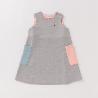 ポールスミス(Paul Smith)のPaul Smith JUNIOR 裏毛 マルチカラーポケットジャンパースカート(ワンピース)