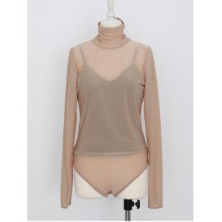 ロザリームーン(Rosary moon)のrosary moon/Turtle Neck Sheer Leotard(カットソー(長袖/七分))