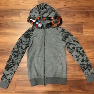 ヨシオクボ(yoshio kubo)のyoshio kubo EAGLE SWEAT FUR PARKA パーカー　1(パーカー)