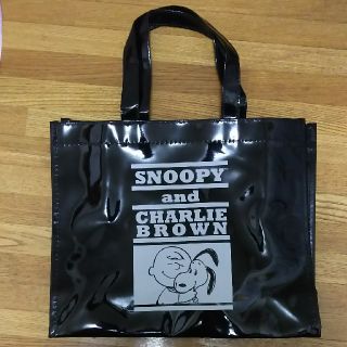 スヌーピー(SNOOPY)のひまわりさま スヌーピー エナメルトートバッグ くまのがっこうパスケース セット(トートバッグ)