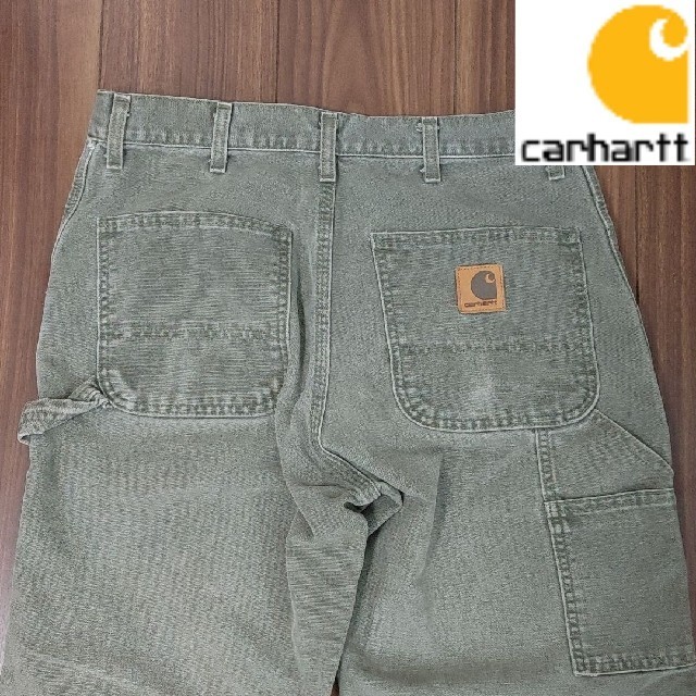 carhartt(カーハート)の【Carhartt】カーハート ペインターパンツ 革ロゴ メンズ34×30 古着 メンズのパンツ(ペインターパンツ)の商品写真