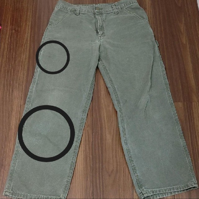 carhartt(カーハート)の【Carhartt】カーハート ペインターパンツ 革ロゴ メンズ34×30 古着 メンズのパンツ(ペインターパンツ)の商品写真