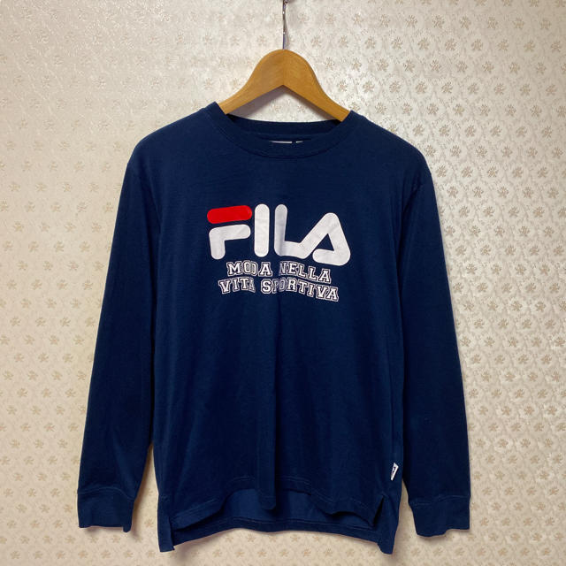 FILA(フィラ)の♥️良品♥️フィラ♥️レディース♥️長袖Tシャツ♥️ネイビー レディースのトップス(Tシャツ(長袖/七分))の商品写真