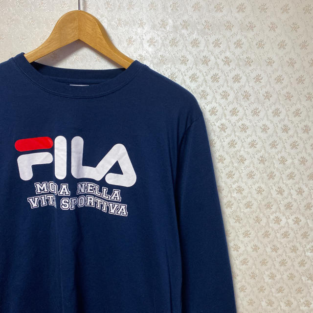 FILA(フィラ)の♥️良品♥️フィラ♥️レディース♥️長袖Tシャツ♥️ネイビー レディースのトップス(Tシャツ(長袖/七分))の商品写真