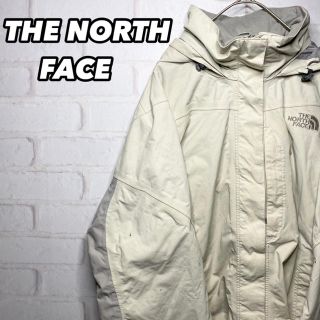 ザノースフェイス(THE NORTH FACE)のノースフェイス マウンテンパーカー ホワイト 白 ナイロンジャケット 古着女子(ナイロンジャケット)