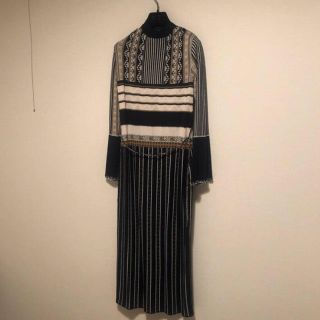 mame - Pedicel Jacquard Knit Dressの通販 by mi's shop|マメなら