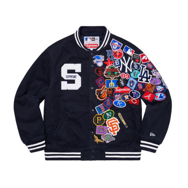 Supreme/New Era MLB Varsity Jacket Lサイズ