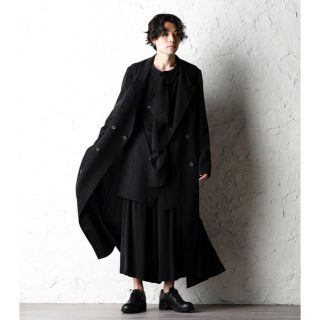 ヨウジヤマモト(Yohji Yamamoto)のタキシード ワイド タック ゴム ハーフパンツ(その他)