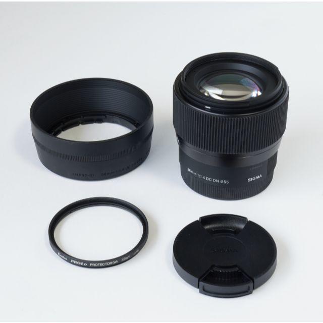 SIGMA(シグマ)のSIGMA 56mm F1.4 DC DN ソニーEマウント ミラーレス レンズ スマホ/家電/カメラのカメラ(レンズ(単焦点))の商品写真