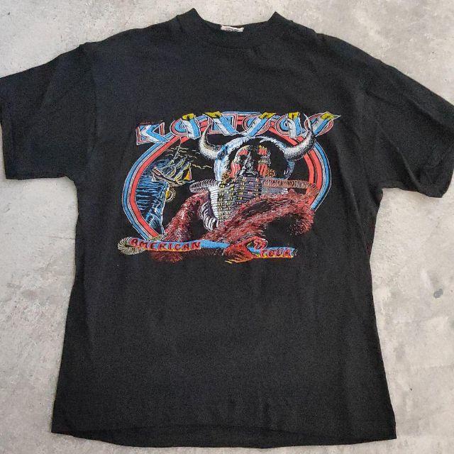 Tシャツ/カットソー(半袖/袖なし)【激レア】70年代 パキ綿　バンドTシャツ