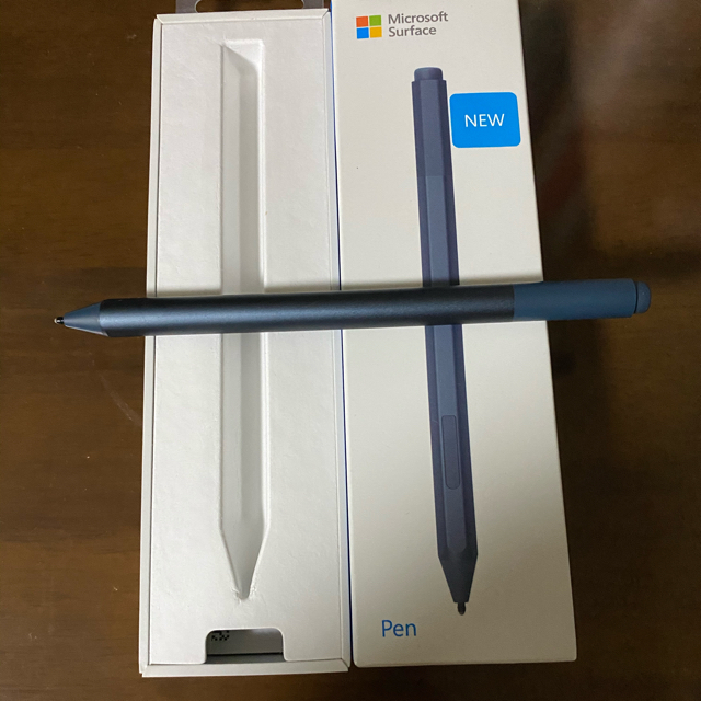 Microsoft(マイクロソフト)の美品　Surface Pen コバルトブルー最新型　EYU-00023 スマホ/家電/カメラのPC/タブレット(PC周辺機器)の商品写真