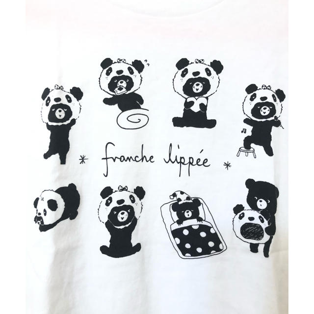 franche lippee - パンダくまTシャツ フランシュリッペの通販 by ... フランシュリッペ おつかれパンダくま Tシャツ