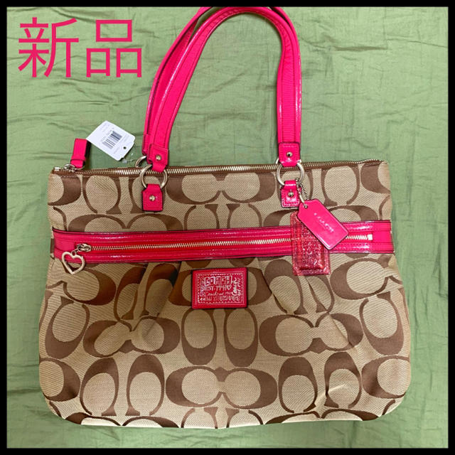 COACH - 【新品】COACH コーチ シグネチャー　トートバッグ