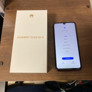 アンドロイド(ANDROID)のhuawei nova lite3 国内SIMフリー POT-LX2J レッド(スマートフォン本体)