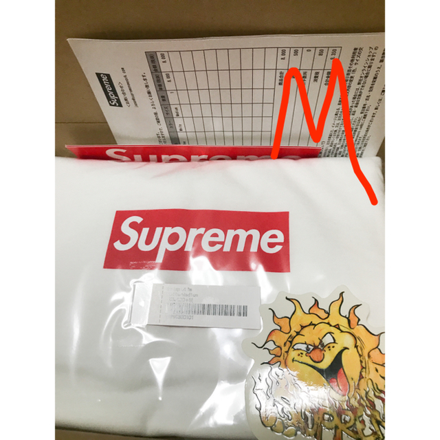 WhiteSIZESupreme Box Logo L/S Tee Mサイズ