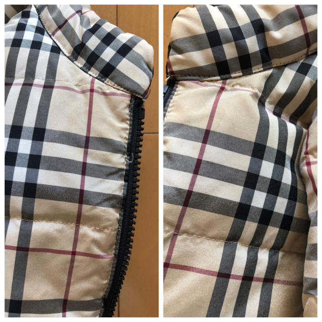 BURBERRY(バーバリー)のバーバリー　ダウンベスト　リバーシブル　100A キッズ/ベビー/マタニティのキッズ服男の子用(90cm~)(ジャケット/上着)の商品写真